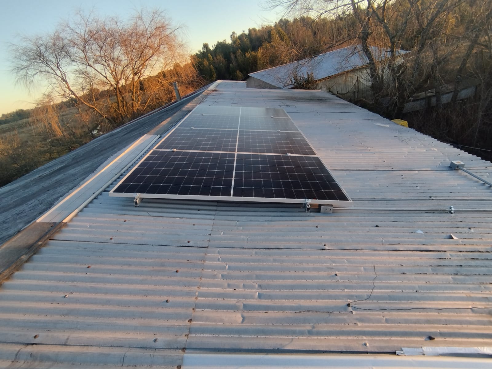 Instalacion de paneles solares en Valdivia