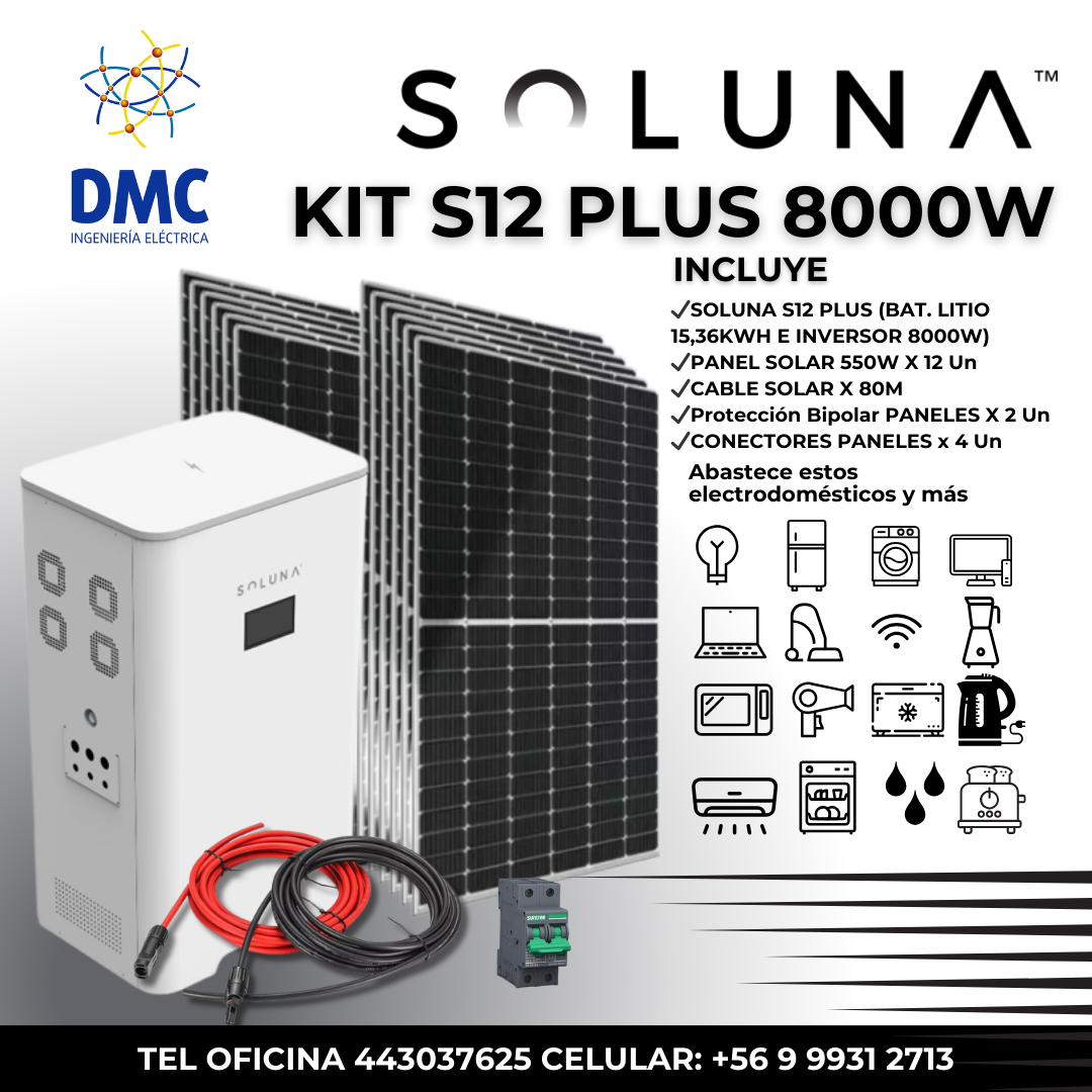 SOLUNA KIT S12 PLUS 8000W