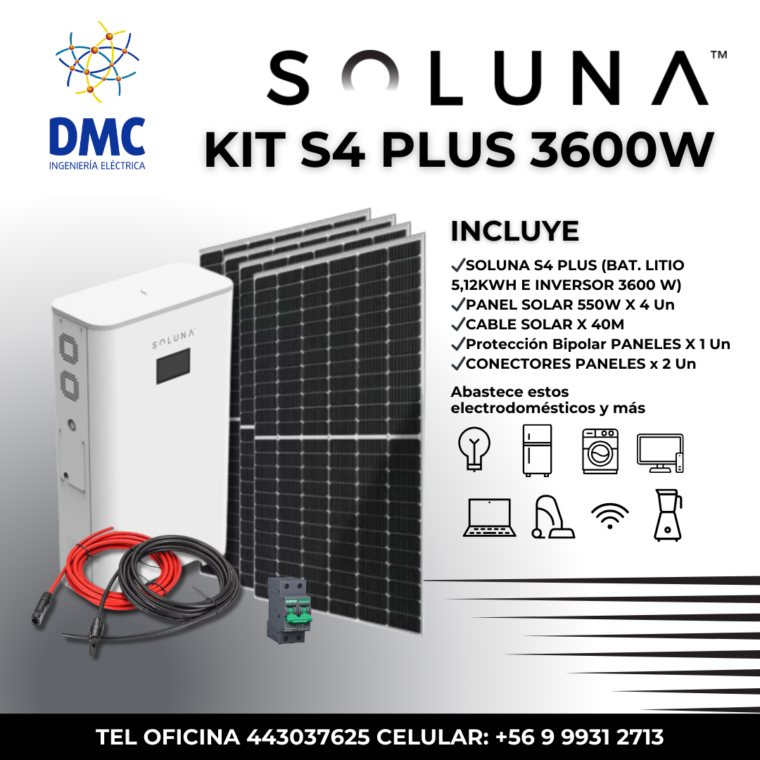 SOLUNA KIT S4 PLUS 3600W