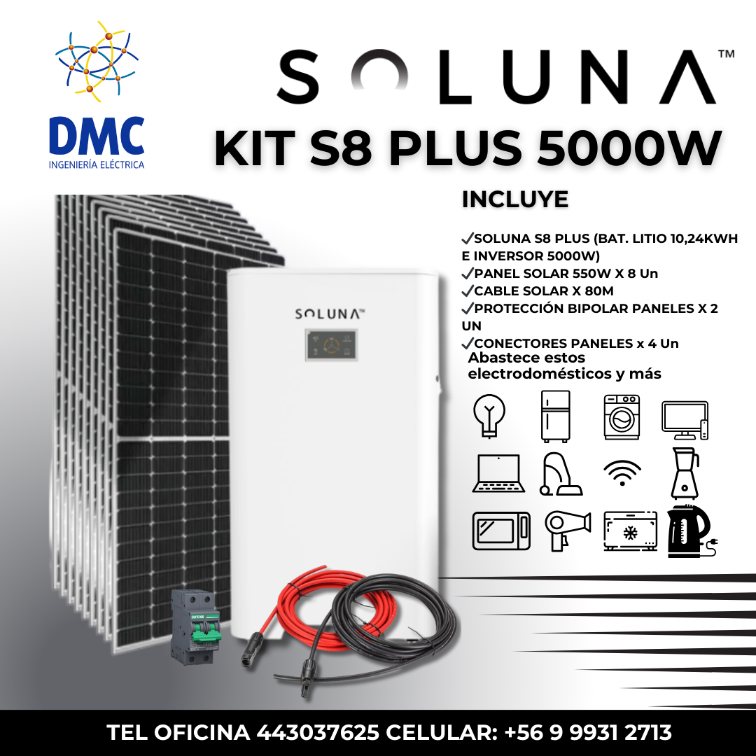 SOLUNA KIT S8 PLUS 5000W